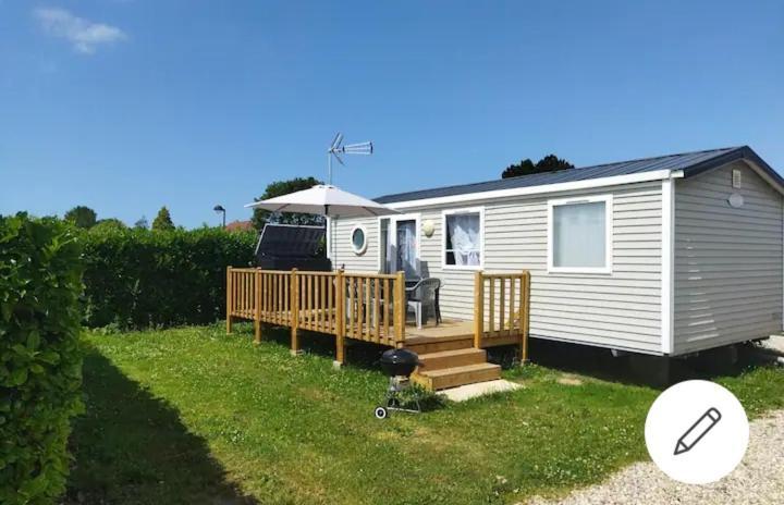 Mobil Home-Les Lins Bleus Biville-sur-Mer Exterior photo